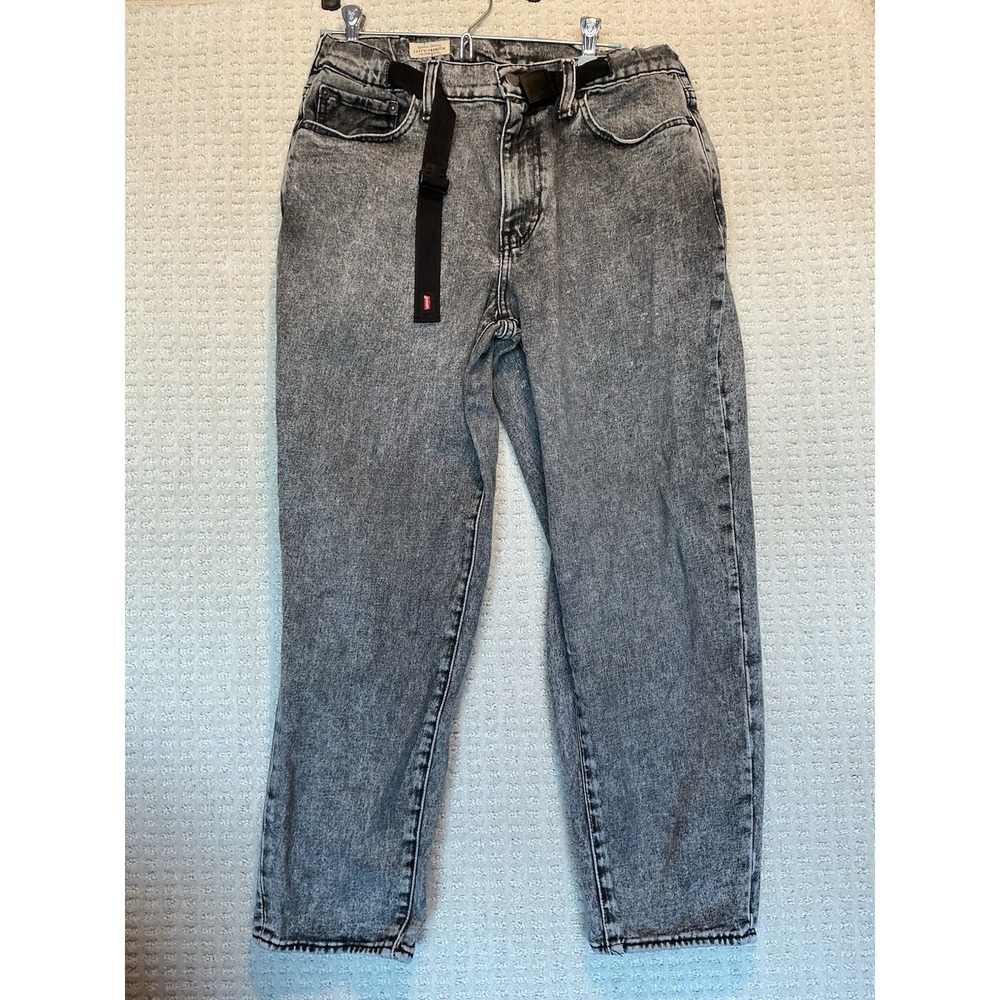 Levis Premium Black Acid Wash Lot 562 Blank Red Tab Mens Jeans 30x26 READ 30x30